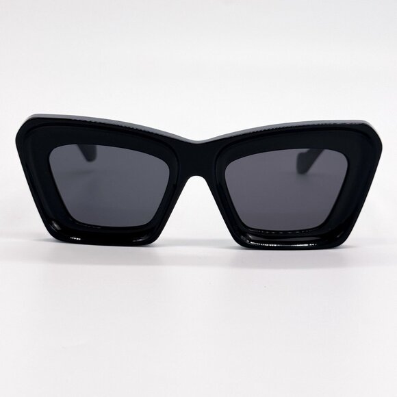 NEW LW40145I 01A LOEWE WOMEN CAT EYE SUNGLASSES LOEWE - Picture 4 of 11